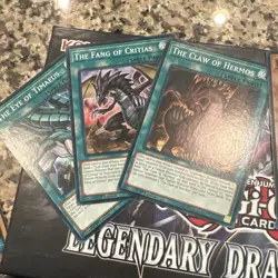 Konami Yu-Gi-Oh! Legendary Dragon Decks 3-Card Foil Lot 1st/Limited EN - Image 3