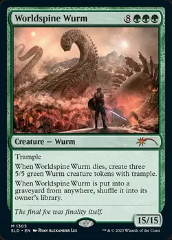 1x Worldspine Wurm NM-Mint, English Secret Lair MTG Magic - Image 1