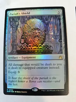 MTG - Pariah's Shield FOIL - Ravnica Remastered - Image 1