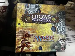 MTG Urza's Saga 1998 Ultra Pro Binder 3 Ring Magic The Gathering w/ insert pages - Image 1