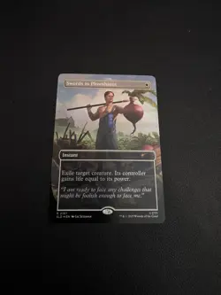 Secret Lair x The Office Dwight's Destiny Swords to Plowshares FOIL NM - Image 1