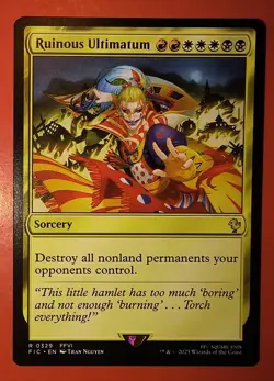 MTG, MAGIC: RUINOUS ULTIMATUM, FIC, RARE, 0329- NM - REGULAR - Image 1