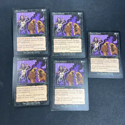 Seal of Doom Nemesis MTG Magic the Gathering Black Playset English 5 - Image 1