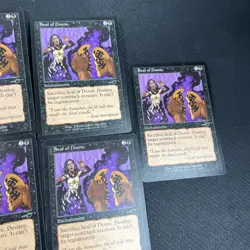 Seal of Doom Nemesis MTG Magic the Gathering Black Playset English 5 - Image 4