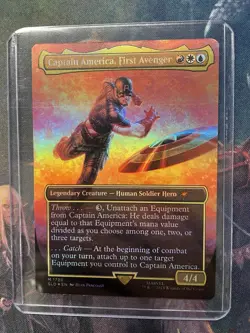 Captain America, First Avenger Foil (Secret Lair X Marvel #1726) MTG - Image 1