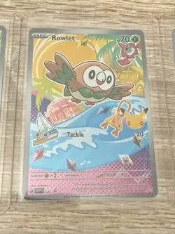 Pokemon TCG First Partner Illustration Collection Series 1 Gen 7 Alola Starters - Image 2