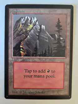 Magic: The Gathering Beta Series - Basic Land Mountain (297) - Image 1
