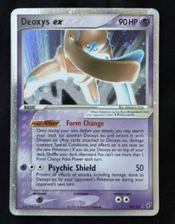 Pokemon Deoxys ex (Defense Forme) 99/107 Deoxys Ultra Rare Holo - Image 1