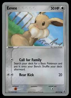 Eevee (Tom Roos) 69/113 Common World Championship Decks Pokemon Lightly Played - Image 1