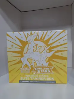 Pokemon Center Brilliant Stars Elite Trainer box factory lot of 2 etb sealed - Image 1