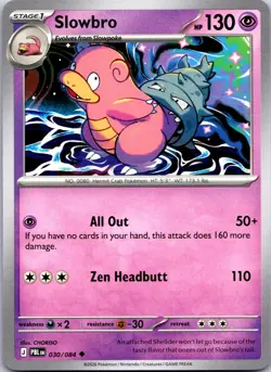 Slowbro 030/084 Uncommon Pitch Black Pokemon Near Mint - Image 1