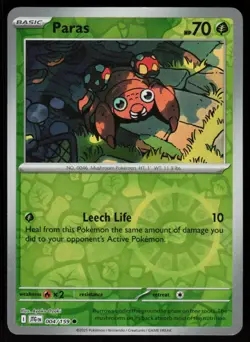 Paras 004/159 Common Journey Together Pokemon Reverse Holo Near Mint - Image 1