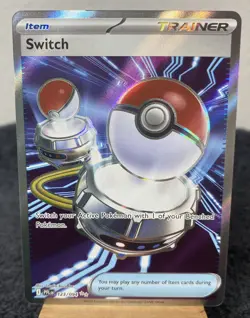 Switch Full Art 123/94 Phantasmal Flames Pokemon TCG NM - Image 1