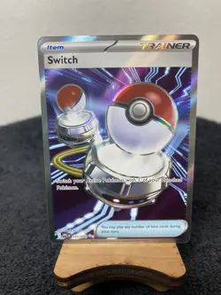 Switch Full Art 123/94 Phantasmal Flames Pokemon TCG NM - Image 3