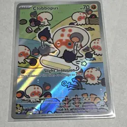 Pokemon TCG Clobbopus Illustration Rare Full Art Holo 207/191 Sv08 Eng - Image 3