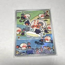 Pokemon TCG Clobbopus Illustration Rare Full Art Holo 207/191 Sv08 Eng - Image 4