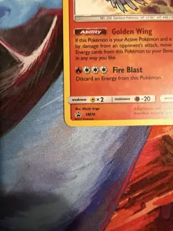 Pokemon TCG Shining Ho-Oh SM70 Black Star Promo 2017 Shiny LP - Image 5