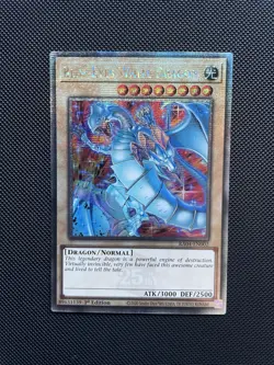Yugioh Blue Eyes White Dragon RA04-EN002 1st Ed Quarter Century Secret Rare NM - Image 1