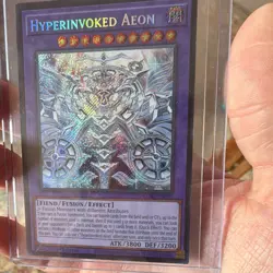 Konami Yu-Gi-Oh! Hyperinvoked Aeon CORI-EN033 1st Ed Secret Rare Foil - Image 1