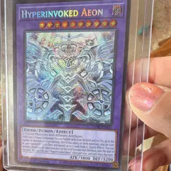 Konami Yu-Gi-Oh! Hyperinvoked Aeon CORI-EN033 1st Ed Secret Rare Foil - Image 3