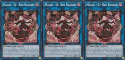 3x Maliss Q Red Ransom | CRBR-EN018 | SR | 1st Ed | NM | YuGiOh - Image 1