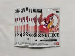 One Piece Card Game ROUND1 Promotion Pack 10 Packs Bandai Sealed - Image 1