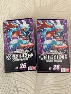 One Piece TCG Purple/Black Monkey D. Luffy Deck ST-26 English Factory Sealed (2) - Image 1