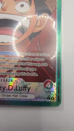Monkey D. Luffy OP13-001 Leader Alt Art Leader Foil English - Image 3