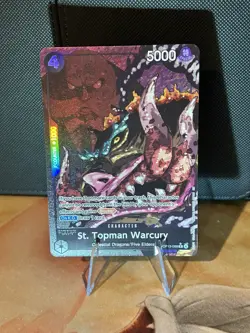 St. Topman Warcury (Alternate Art) OP13-089 Carrying On His Will Foil - Image 1