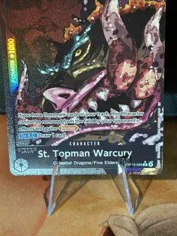 St. Topman Warcury (Alternate Art) OP13-089 Carrying On His Will Foil - Image 2