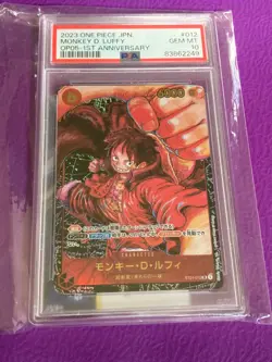 PSA 10 Monkey D. Luffy SR ST01-012 OP05 Awakening of The New Era One Piece Japan - Image 1