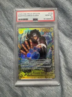 Bartholomew Kuma OP12-#119 SEC RARE English Legacy Of The Master PSA 10 - Image 1
