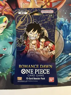 One Piece English Romance Dawn OP-01 Pre Errata Sleeved Booster Packs - Image 1