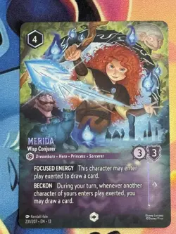 Merida - Wisp Conjurer (Enchanted) 231/204 Attack of the Vine! Disney Lorcana NM - Image 1