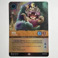 Boo In Disguise 209/204 Epic Holo Attack of the Vine! Disney Lorcana TCG NM - Image 1