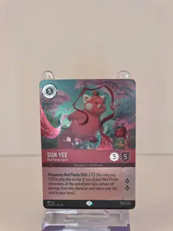 Sun Yee Red Panda Spirit Epic 218/207 Lorcana Attack of the Vine NM - Image 1
