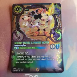 Mickey & Minnie Enchanted Disney Lorcana Attack of the Vine 238/207 NM - Image 1
