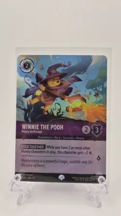 Disney Lorcana Winnie the Pooh Hunny Archmage EPIC attack of the vine! 212/207 - Image 1