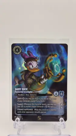 Lorcana Daisy Duck Paranormal Investigator Store Championship Foil Promo 24/P3 - Image 1