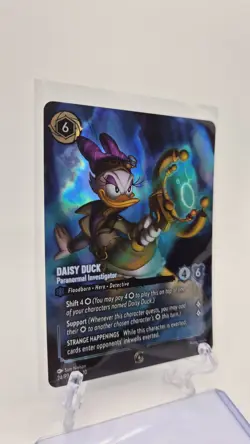 Lorcana Daisy Duck Paranormal Investigator Store Championship Foil Promo 24/P3 - Image 2