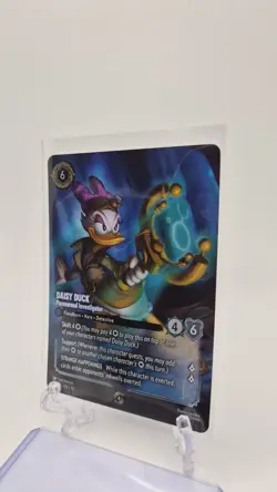 Lorcana Daisy Duck Paranormal Investigator Store Championship Foil Promo 24/P3 - Image 3