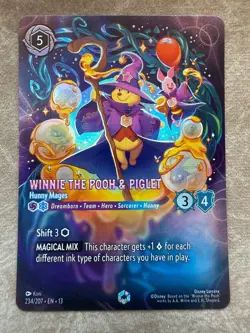 Disney Lorcana Winnie the Pooh & Piglet - Hunny Mages 234/207 Enchanted MINT EN - Image 1