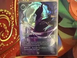 Disney Lorcana Maleficent & Diablo Evil Incarnate Enchanted Foil 235/207 - Image 1