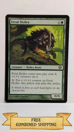 Feral Hydra (Magic Player Rewards 2009) Oversize Cards ...sku: DC877 - Image 1