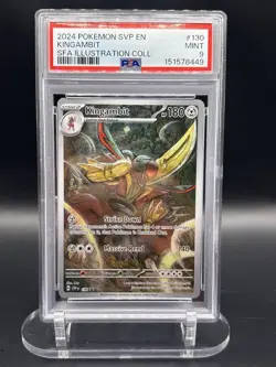 Pokemon TCG Kingambit Shrouded Fable Black Star Promo Card - PSA 9 - Image 1
