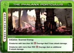 Chaotic Card The Phalanx Portcullis Turn Of The Tide Uncommon Location Used Code - Image 1