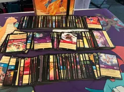 Disney lorcana bulk lot of card 200+( Rock Star Stitch Binder included) - Image 2