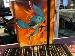 Disney lorcana bulk lot of card 200+( Rock Star Stitch Binder included) - Image 3