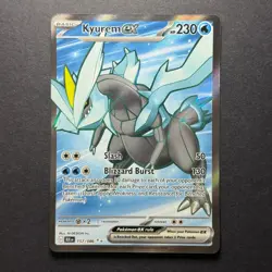 Pokemon TCG Kyurem EX Card 157/086 English Edition Ultra Rare Full Art Near Mint - Image 1