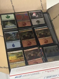 Magic the Gathering 4000+ CARD LOT Basic Land collection - FREE SHIP - Image 1